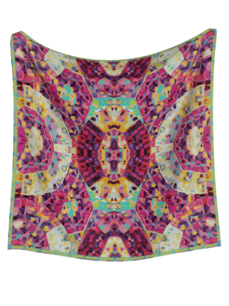 Machine hallucination II. silk twill scarf